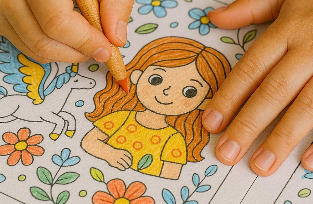 How Coloring Books Can Spark Creativity and Connection with Your Kids