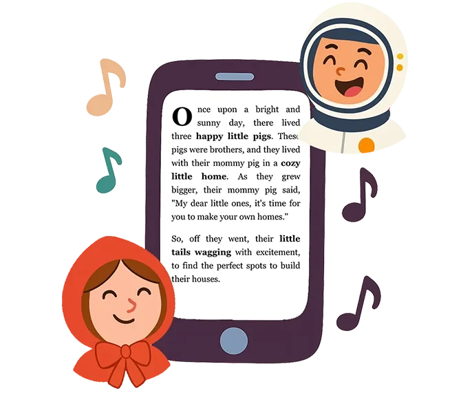 Family enjoying bedtime stories with Super Stories