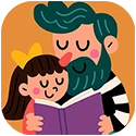 Super Stories bedtime stories app logo